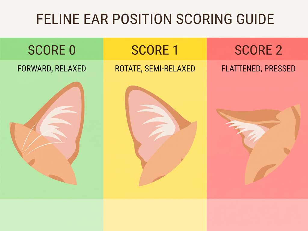 grimace scale ear position scoring guide