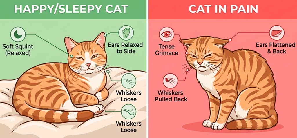 Grimace Scale vs. a Sleepy or Relaxed Cat