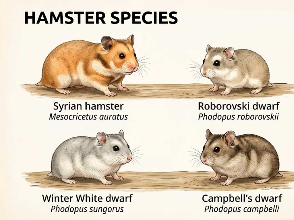 Syrian vs. Roborovski vs. Winter White vs. Campbell’s
