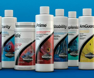 Seachem aquarium products lineup