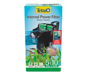 Tetra Whisper Air Pumps & Filters Guide: Sizing by Gallon 3 Tetra Whisper Internal submersible filter