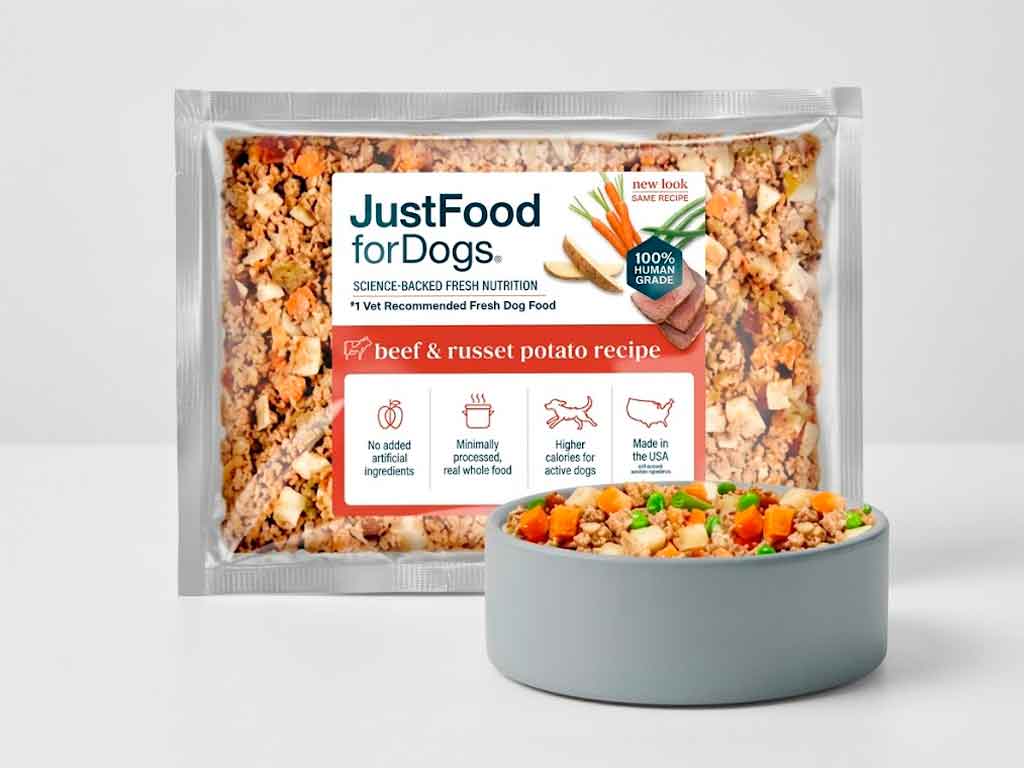 just food for beef and russet potato